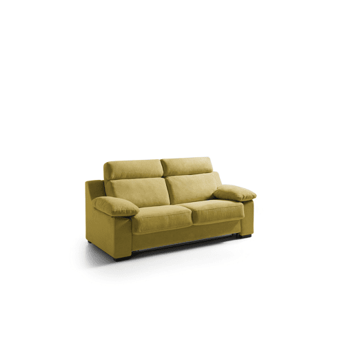 Sofá cama MOLLY 3 lugares cor mostarda