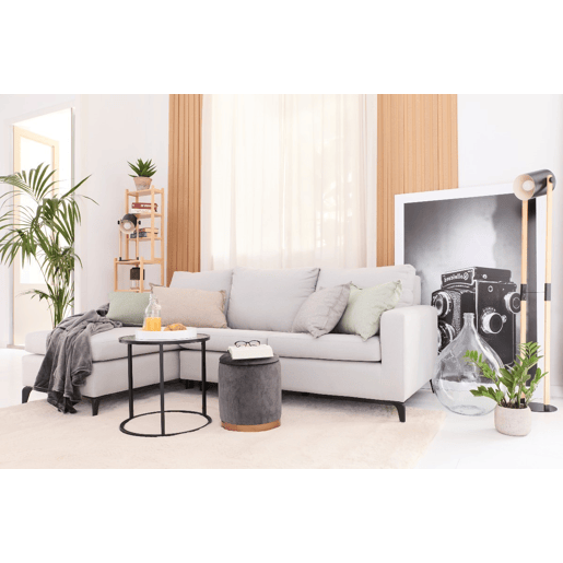 Chaise longue CHIC lado esquerdo cor bege