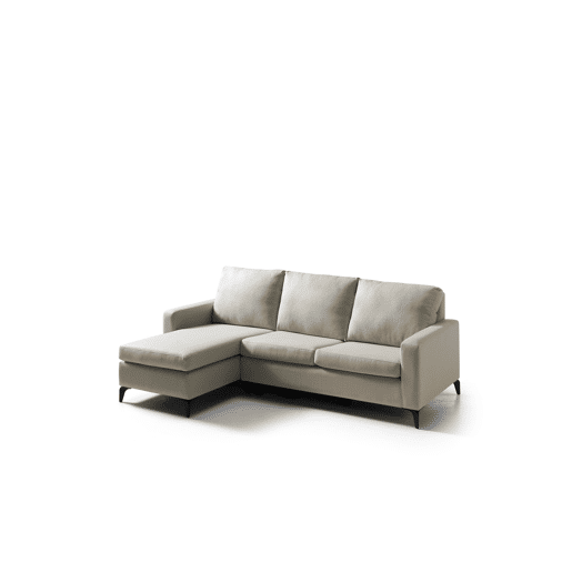Chaise longue CHIC lado esquerdo cor bege