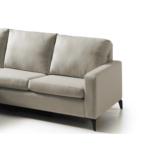 Chaise longue CHIC lado esquerdo cor bege