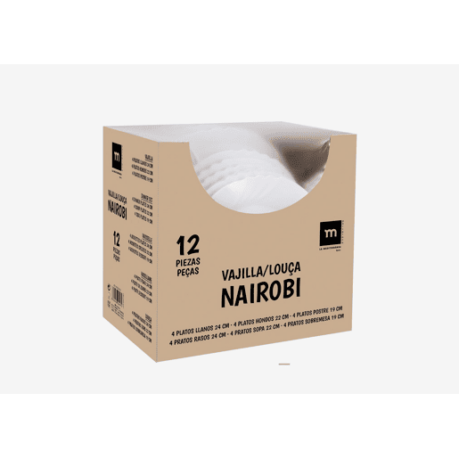Serviço de loiça de mesa NAIROBI de 12 peças