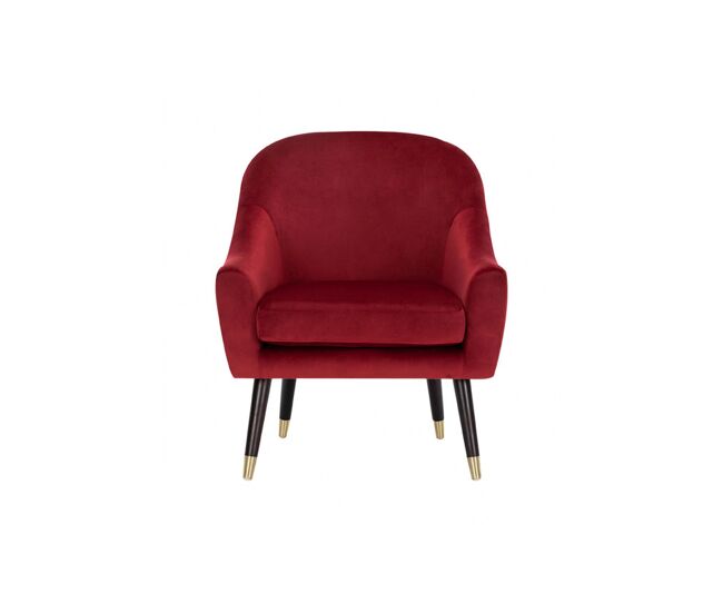 Sillón Decorativo RETRO color rojo