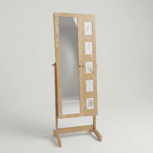 Joalhierro de pe ELOH 53X37'5X146cm
