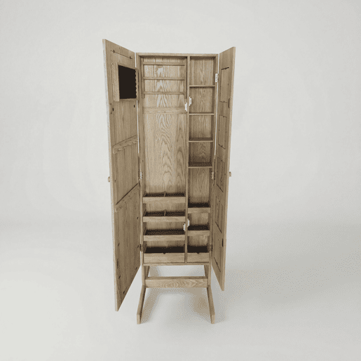 Joalhierro de pe ELOH 53X37'5X146cm