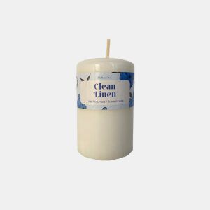 Vela taco CLEAN LINEN 9,5cm marca ECOANYA