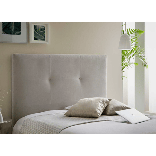 Cabeceira DAKOTA tecido marengo 145x120cm