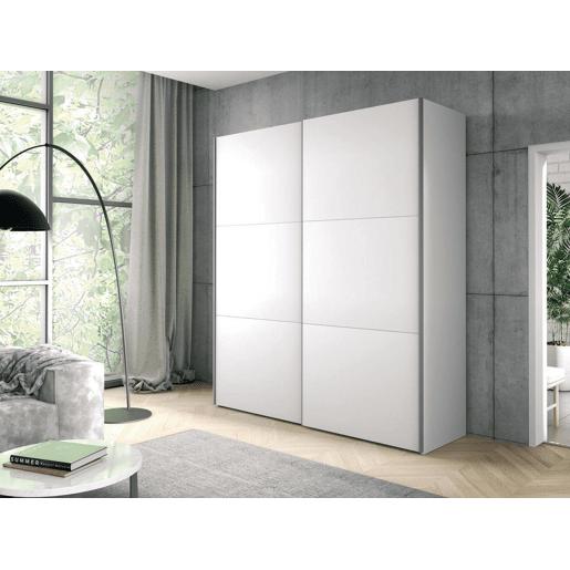 Roupeiro ALHAMBRA portas deslizantes 200x230cm branco