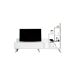 Mueble TV BINGO color blanco con trampón Mueble TV BINGO color blanco con trampón Blanco