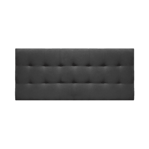 Cabeceira ALASKA em tecido cinza escuro 105x75cm Cabeceira ALASKA em tecido cinza escuro 105x75cm