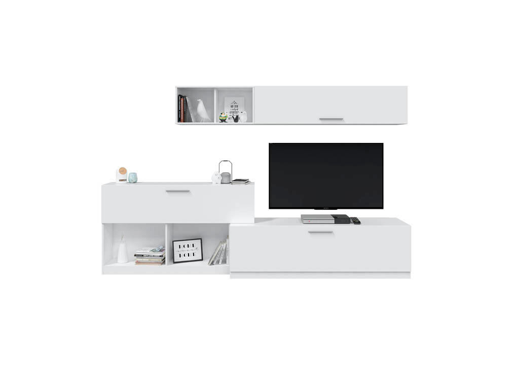 Compacto TV ASPEN blanco 260cm