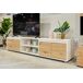 Compacto de TV YUMA blanco roble 200cm Compacto de TV YUMA blanco roble 200cm Blanco/ Madera