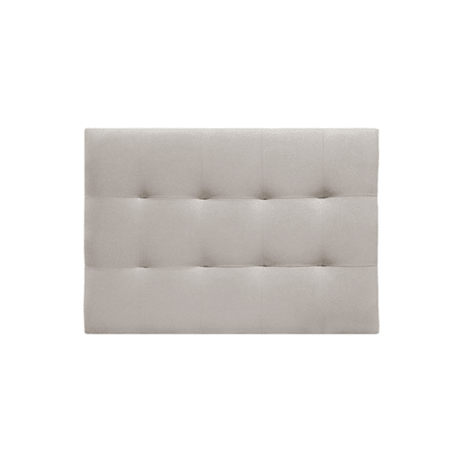 Cabeceira ALASKA em tecido cinza marengo 105x75cm