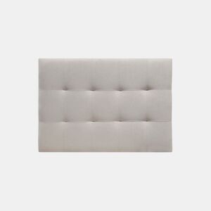 Cabeceira ALASKA em tecido cinza marengo 105x75cm