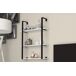 Conjunto mueble TV+ estantería ZENA , blanco Conjunto mueble TV+ estantería ZENA , blanco Blanco
