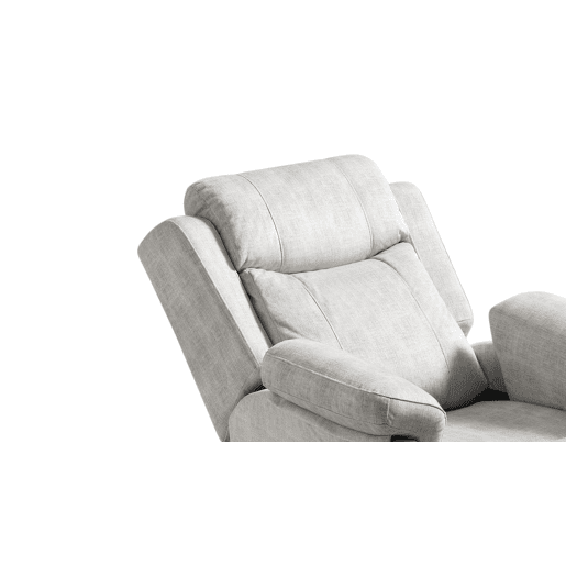 Cadeirão relax manual KYRA cor cinza claro