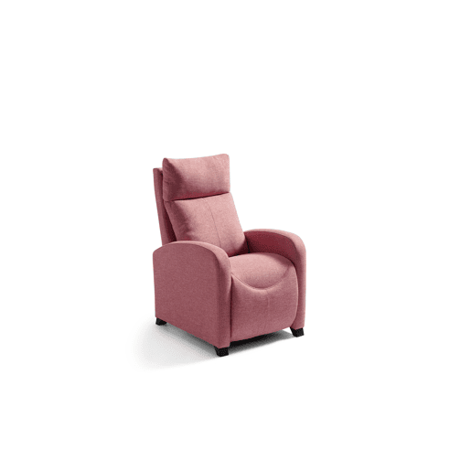 Cadeirão relax manual MILU cor rosa