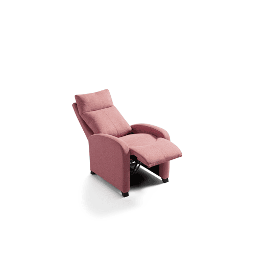 Cadeirão relax manual MILU cor rosa