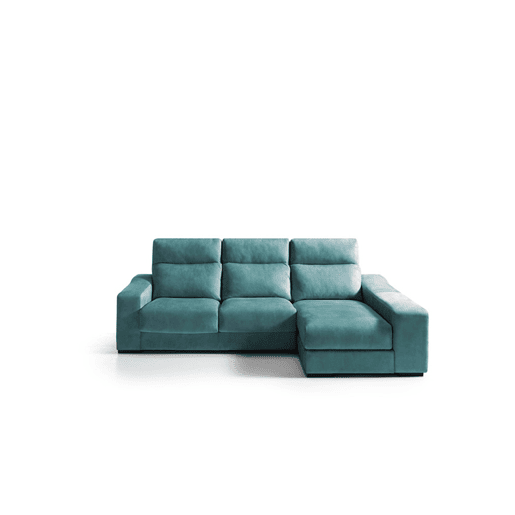 Chaise longue 4 lugares FULL com 3 puffs lado dereito petrãleo