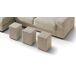 Chaise longue 4 plazas con 3 puffs FULL Chaise longue 4 plazas con 3 puffs FULL Beige