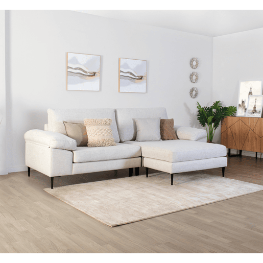 Chaise longue KATA lado dereito cor bege