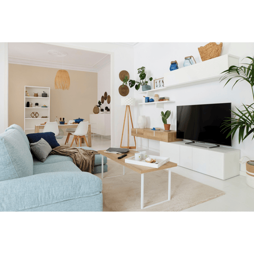 Estante para a sala de estar OSLO 120 cor branca