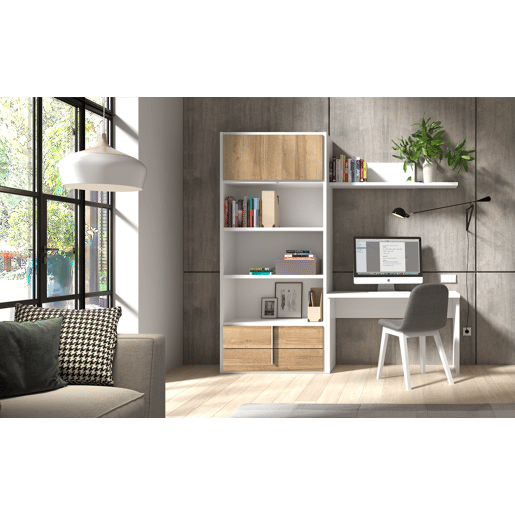 Estante para a sala de estar OSLO 120 cor branca
