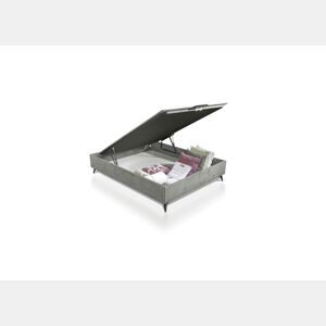 Sommier PRADO 140X190cm cor cinza