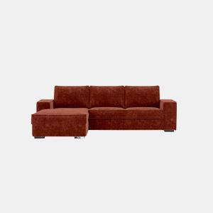 Chaise longue com cama 4 lugares AZZURO esquerdo cor castanho