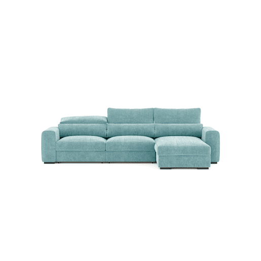 Chaise longue cama LANDON reversível 5 lugares verde