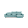 Chaise longue cama LANDON reversível 5 lugares verde