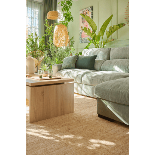 Chaise longue cama LANDON reversível 5 lugares verde