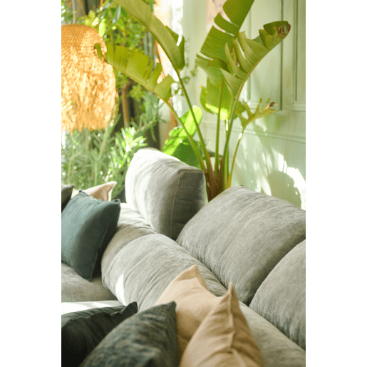 Chaise longue cama LANDON reversível 5 lugares verde