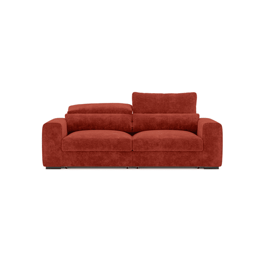 Sofá 3 lugares conversível em cama LANDON terracota