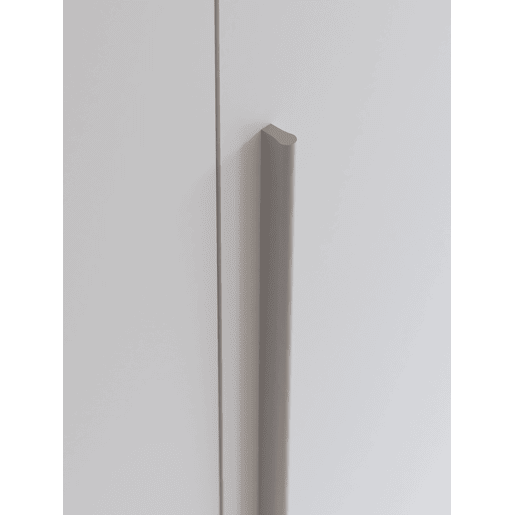 Roupeiro HELEN portas batentes 2 espelhos 227x212cm branco