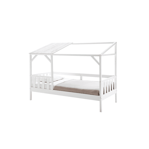 Cama tipo cabana AMON 90x200cm em branco rĂºstico Cama tipo cabana AMON 90x200cm em branco rĂºstico