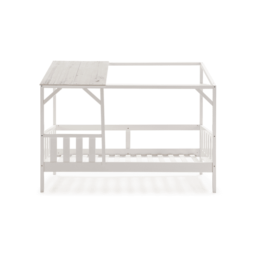 Cama tipo cabana AMON 90x200cm em branco rĂºstico Cama tipo cabana AMON 90x200cm em branco rĂºstico