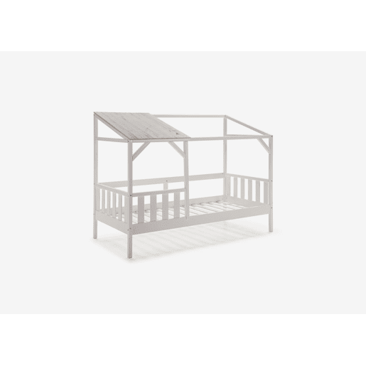 Cama tipo cabana AMON 90x200cm em branco rĂºstico Cama tipo cabana AMON 90x200cm em branco rĂºstico