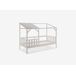 Cama cabaña AMON 90x200cm blanco rústico Cama cabaña AMON 90x200cm blanco rústico Blanco/ Gris