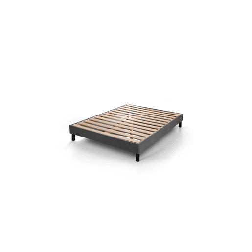 Cama kit EASY 140x190cm cinza antracita