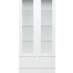 Vitrine 2 portas de vidro SKIPPER branco Vitrine 2 portas de vidro SKIPPER branco