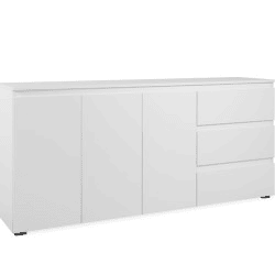 Aparador SKIPPER 3 portas 3 gavetas 178,5cm branco