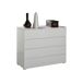 Cómoda auxiliar con 4 cajones CAPRI Cómoda auxiliar con 4 cajones CAPRI Blanco