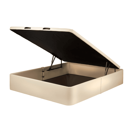 Sommier abatível LIVING 200x200cm MOLAFLEX semi pele bege