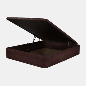 Sommier abatível LIVING 90x190cm MOLAFLEX semi pele castanho