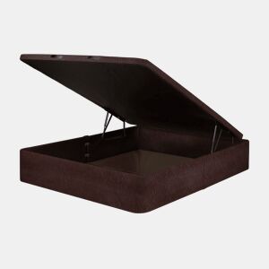 Sommier abatível LIVING 120x200cm MOLAFLEX semi pele castanho