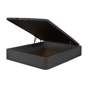 Sommier abatível LIVING 120x190cm MOLAFLEX semi pele preto