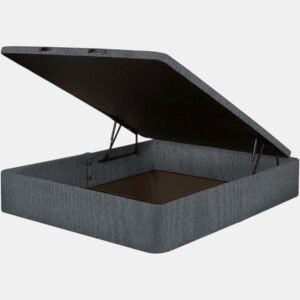 Sommier abatível LIVING 90x190cm MOLAFLEX tecido rustic cinzento