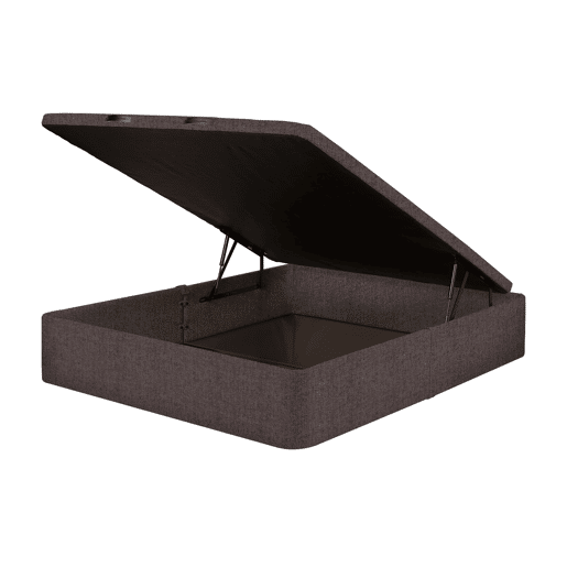 Sommier abatível LIVING 90x190cm MOLAFLEX tecido rustic castanho