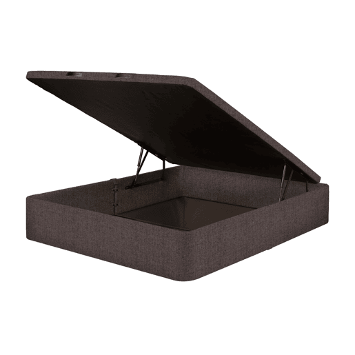 Sommier abatível LIVING 90x200cm MOLAFLEX tecido rustic castanho