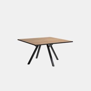 Mesa de jantar quadrada MILENA 136cm carvalho preto